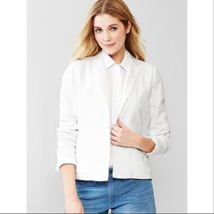 EUC 🌻GAP White Linen Blazer